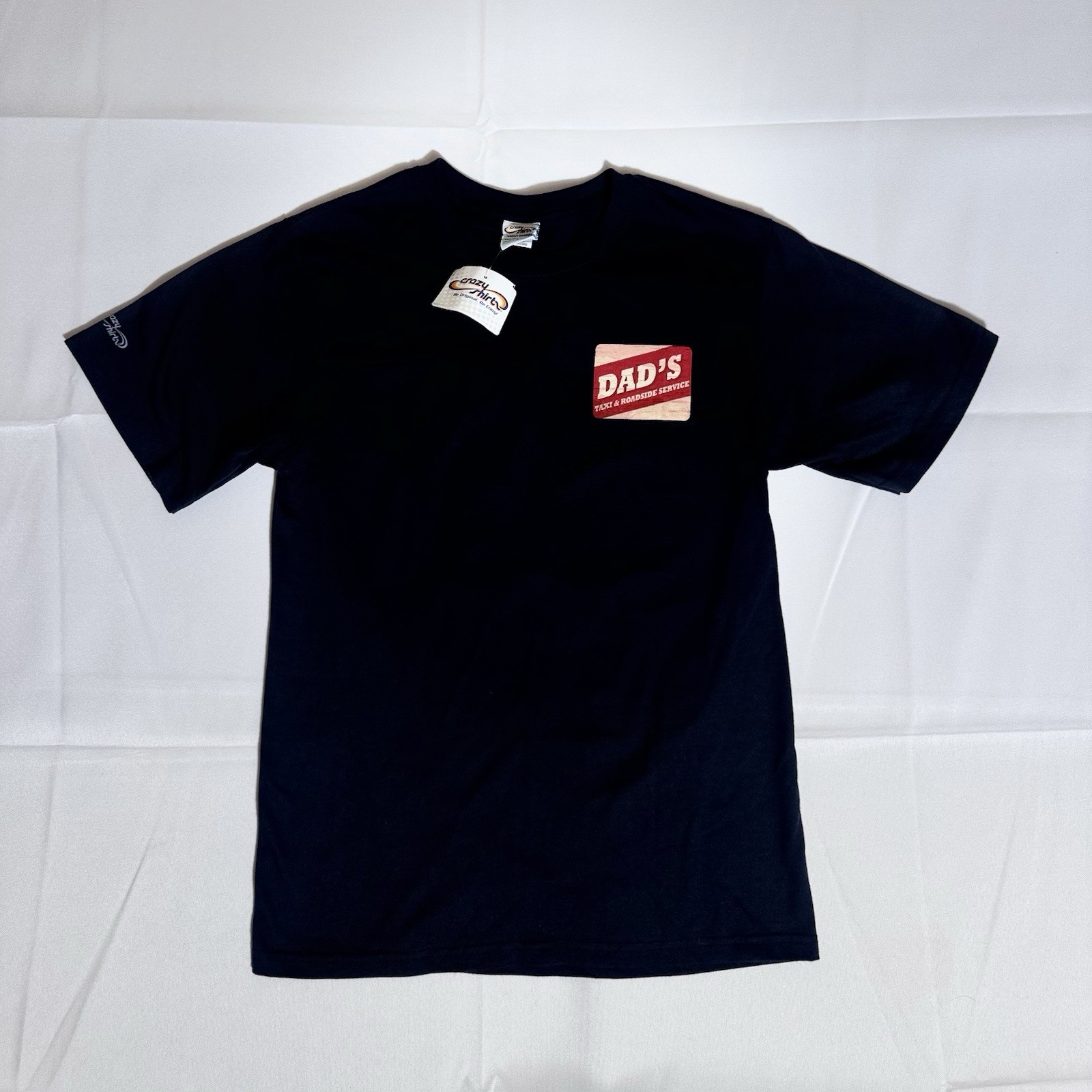 Crazy Shirts Graphic T, NWT, DAD’S, 100% Combed Cotton, Black, Female/Youth, S/M