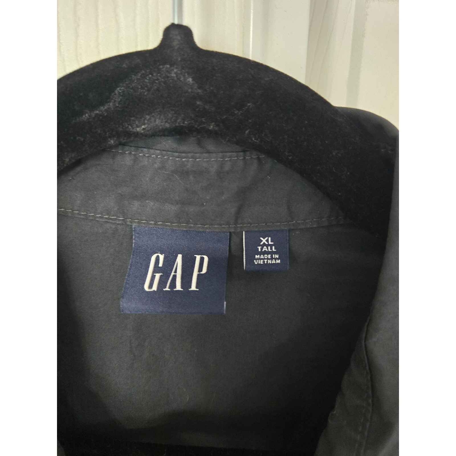 Gap Black Cotton Open Back Midi Shirt Dress Sleeveless XL Tall Cutout 1960