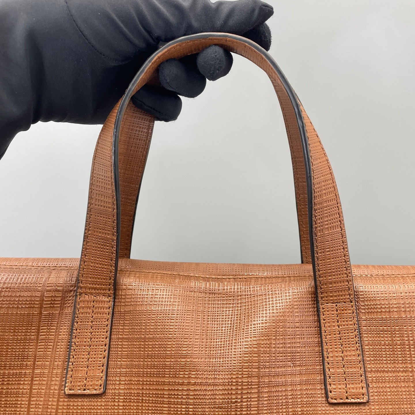 Loewe Pre-Owned Authentic Briefcase Brown 41*28*7cm Free Tracked Shipping
