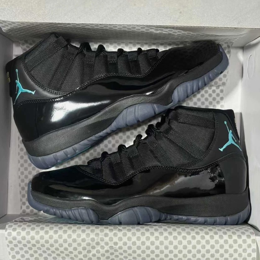 New Air Jordan 11 “GAMMA” Blue Black High Top Retro Basketball Shoes