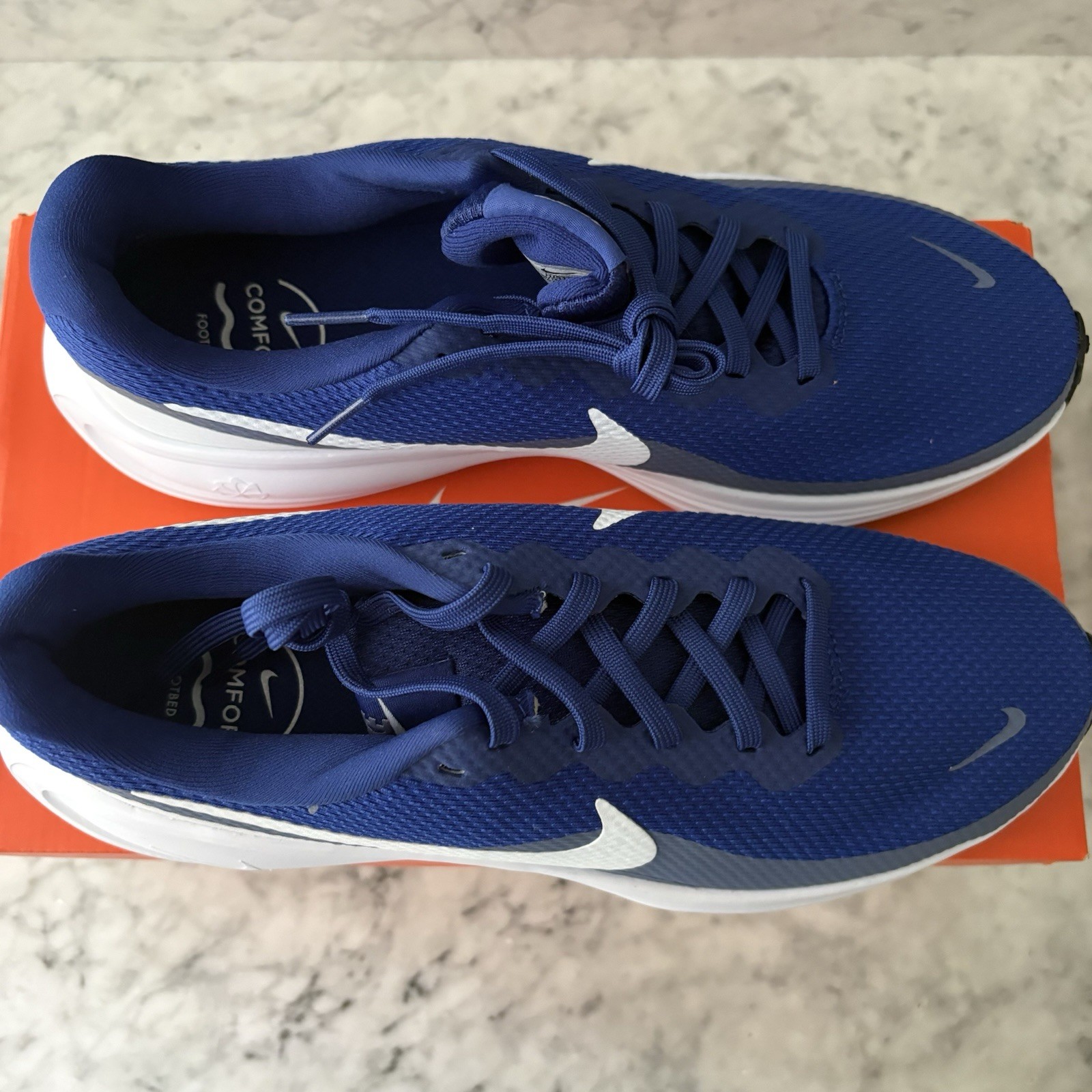 Men’s Size 8 Nike Revolution 8 Deep Royal Blue World Indigo White HJ9198-401