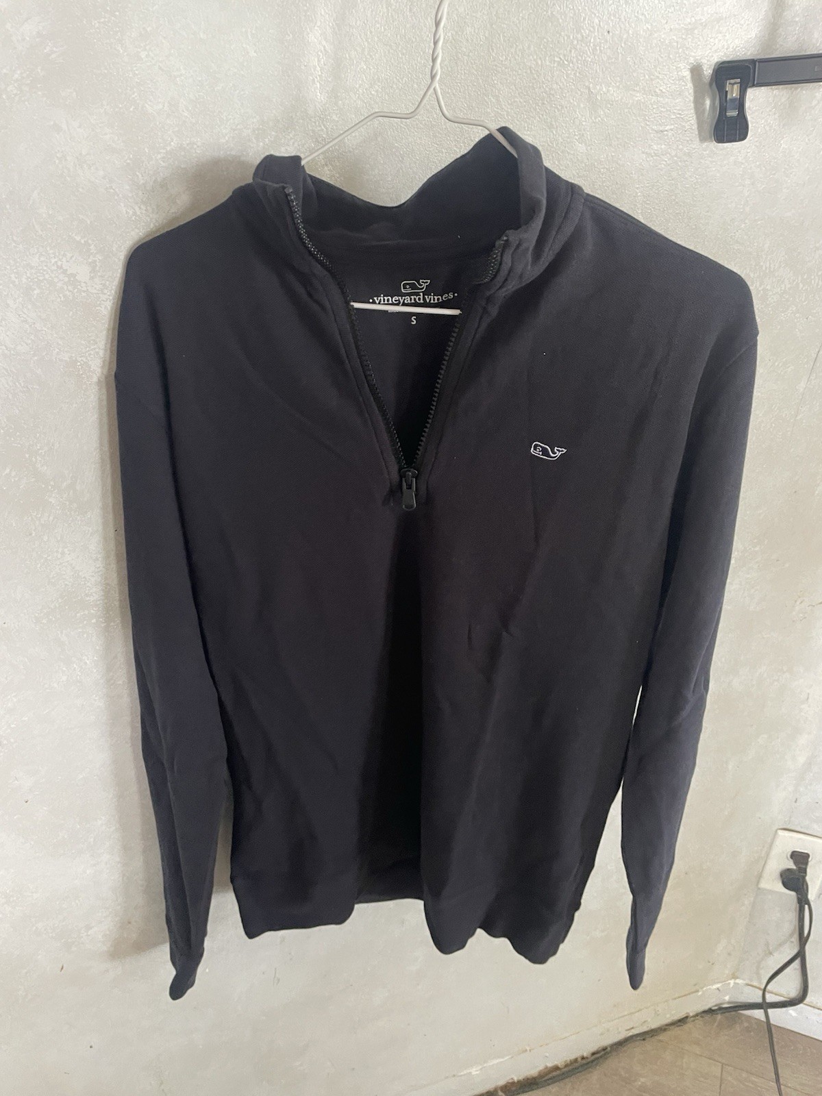 Vineyard Vines Broadfield Half Zip Black Size Men’s Small