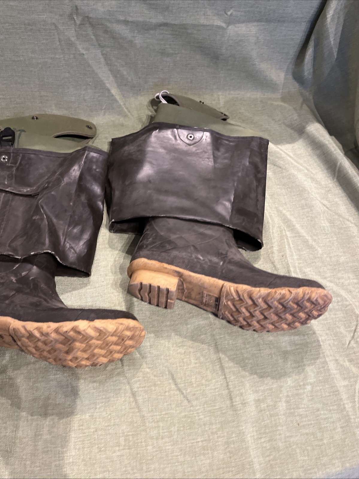 Tingley Overshoes Rubber Rain Boots Size 9 USA Waterproof Work Pair