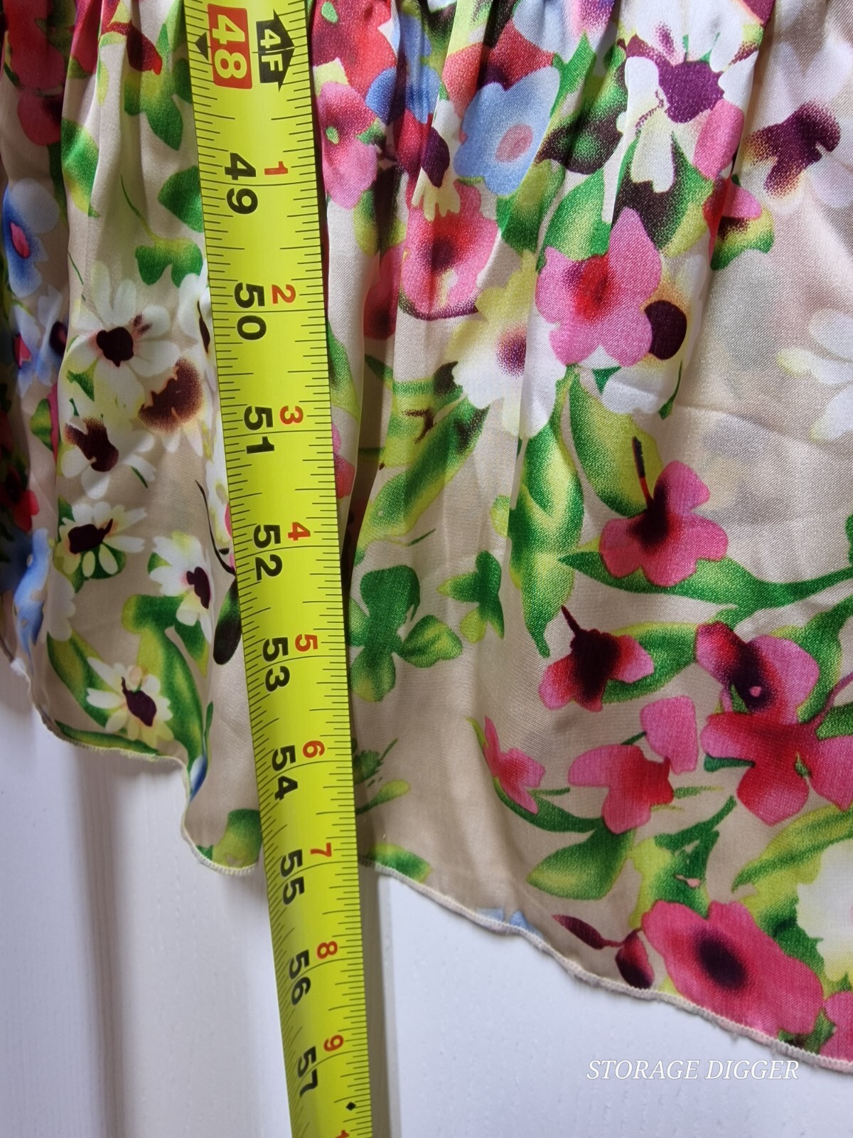 Old Navy Maxi Dress Womens Small Multicolor Floral Ruffle Spaghetti Strap Preppy