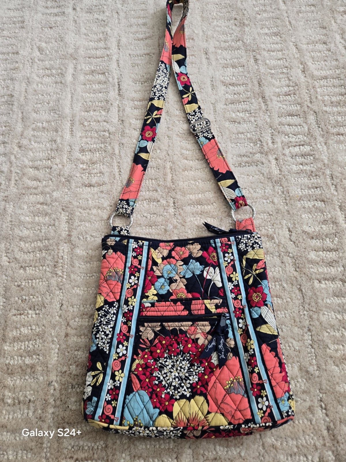 Vera Bradley HAPPY SNAILS Retired Crossbody Hipster