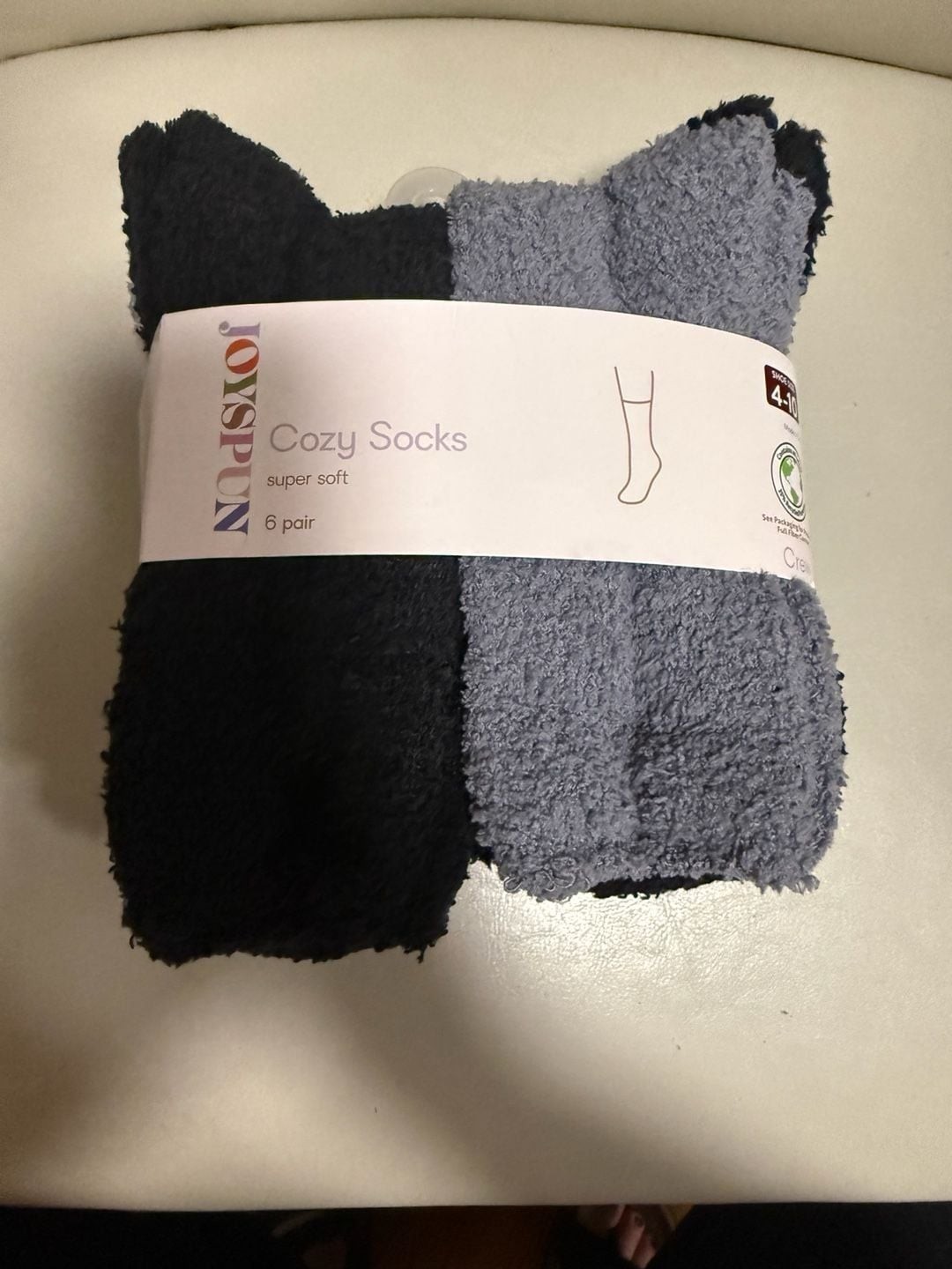 Joyspun Super Soft Cozy Socks 6 Pair Pack