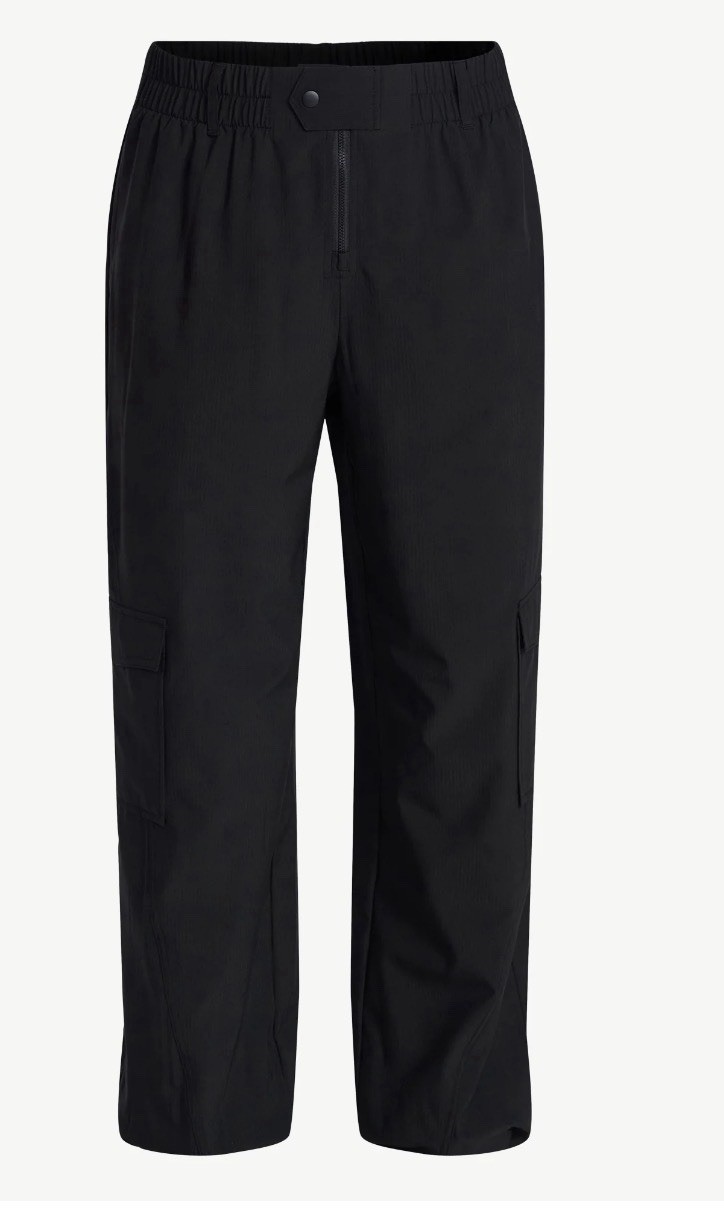 Avia Womens Outdoor Ripstop Jogger Pants, Comfort, Pockets Black Sports XXXL 22