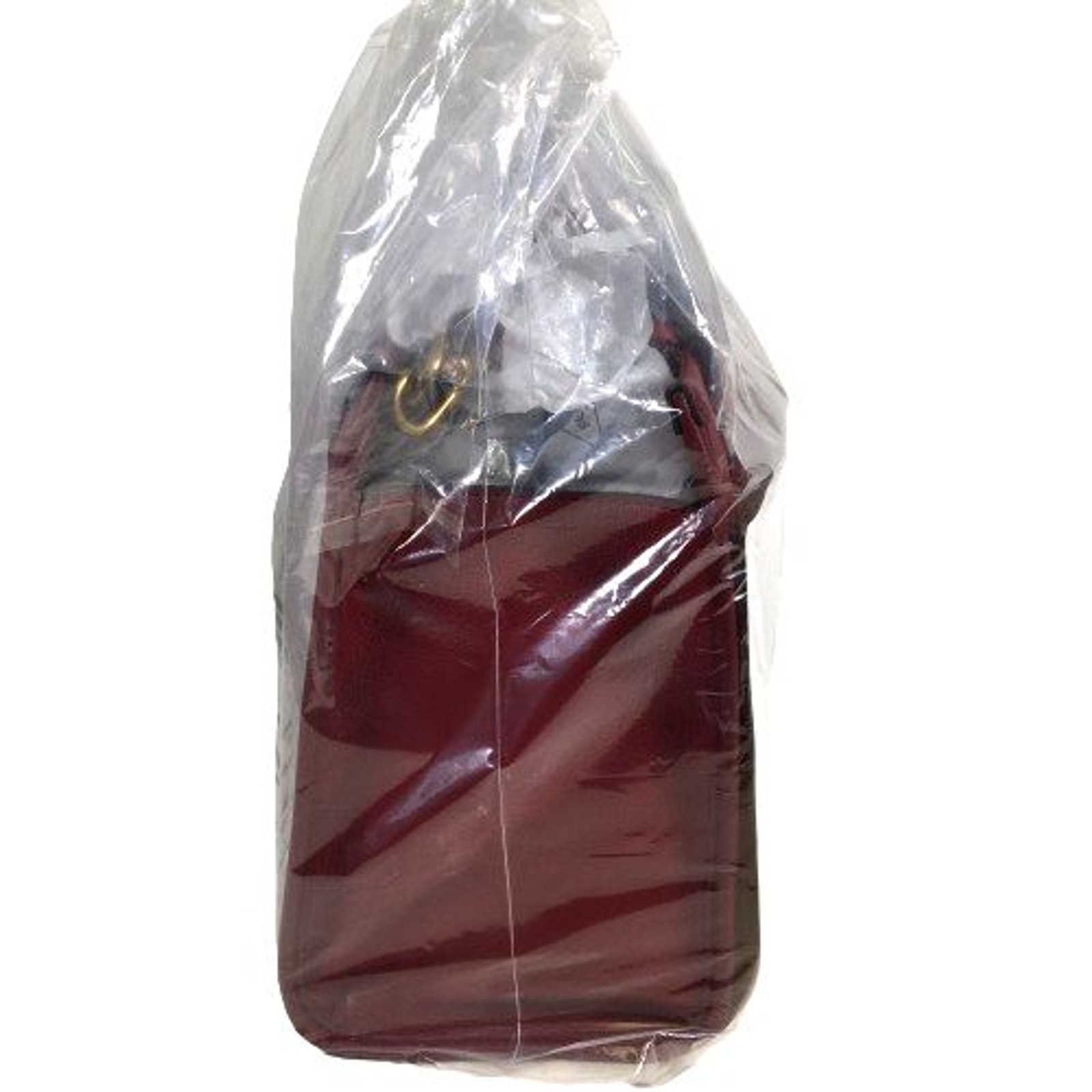 Fossil Kingston Satchel Crossbody Dark Red Velvet Leather SHB3046627 NWT $230
