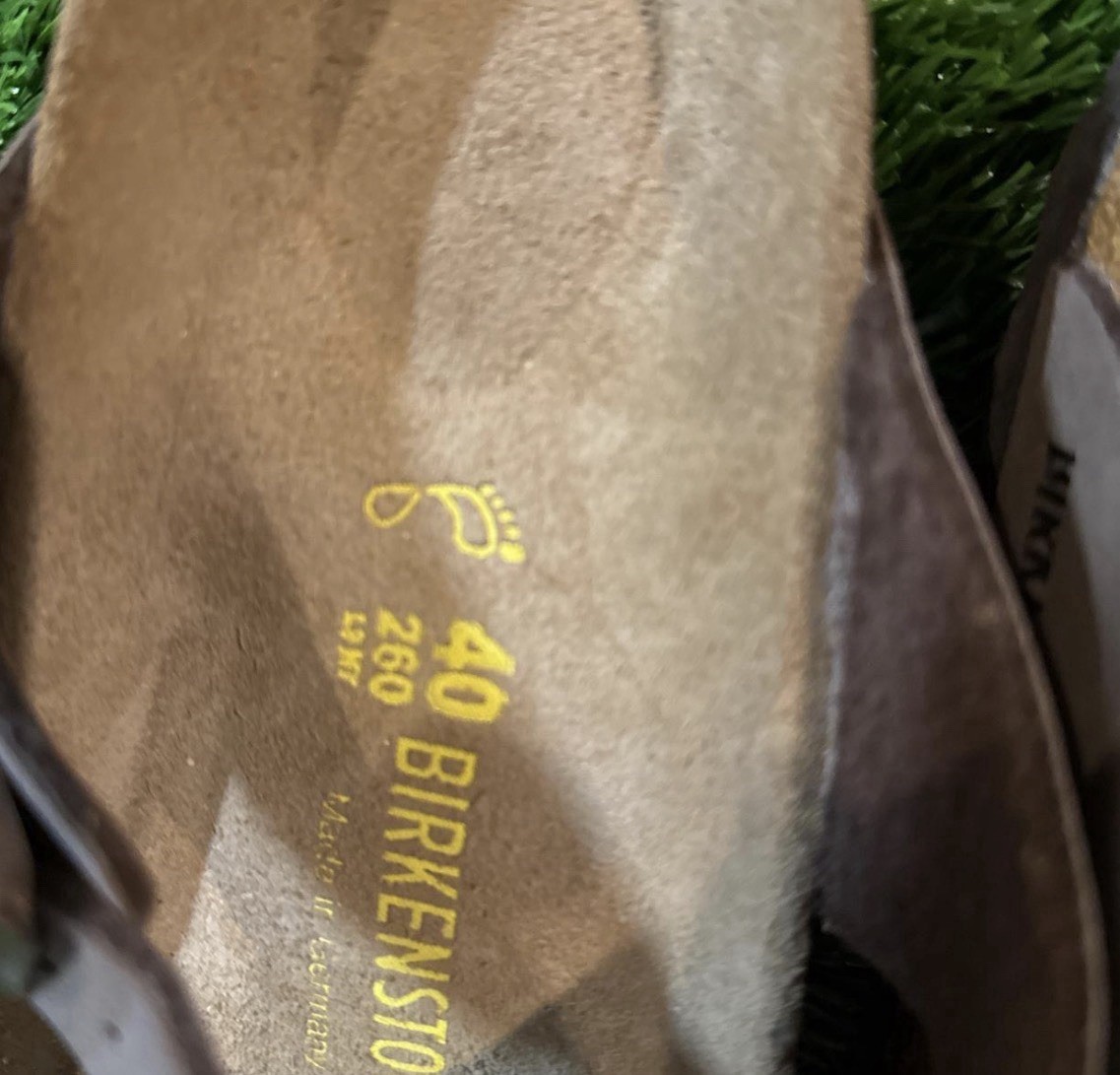 Birkenstock Gizeh Birko-Flor thong Sandal, Size 9 – Brown