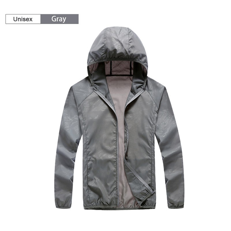 New Waterproof Camping Rain Jacket Men Women Quick Dry Windbreaker