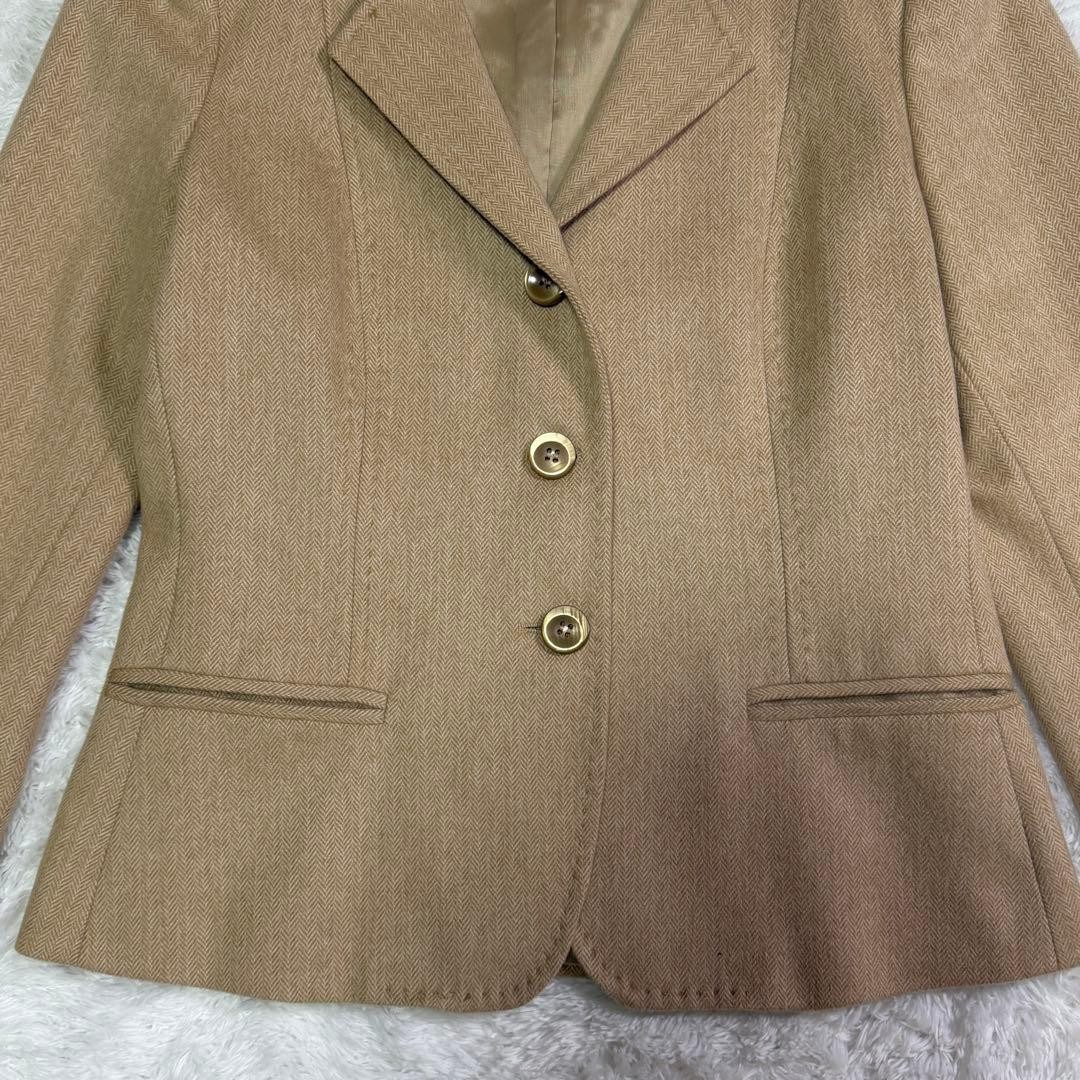 Max Mara tailored jacket, women’s, wool, beige, size S
