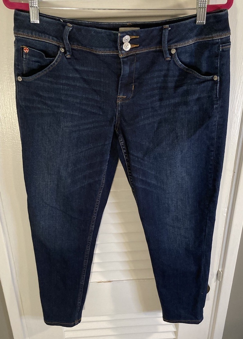 Hudson Jeans Collin Skinny Stretch Ankle Cropped 25” Inseams Women’s Size 29