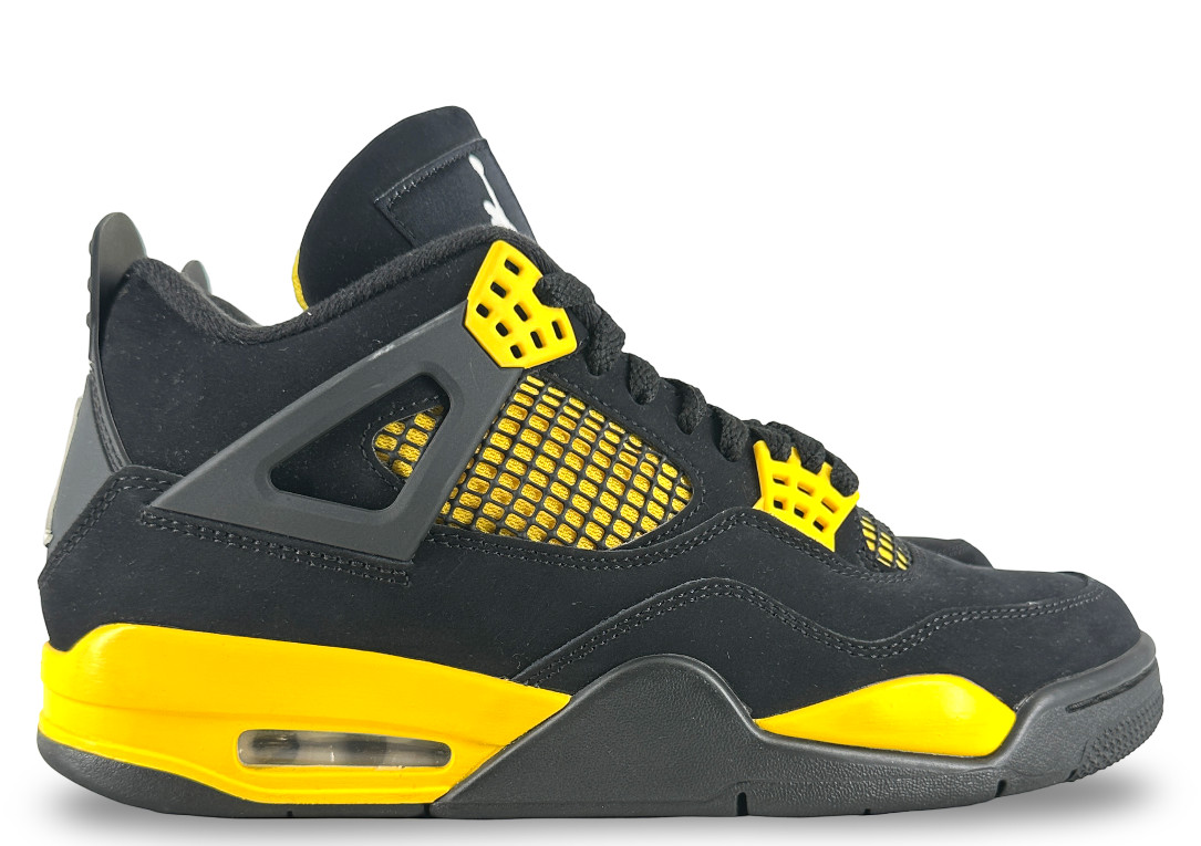Size 8M/9.5W – Jordan 4 Retro Thunder (2023) DH6927-017 Pre-Owned