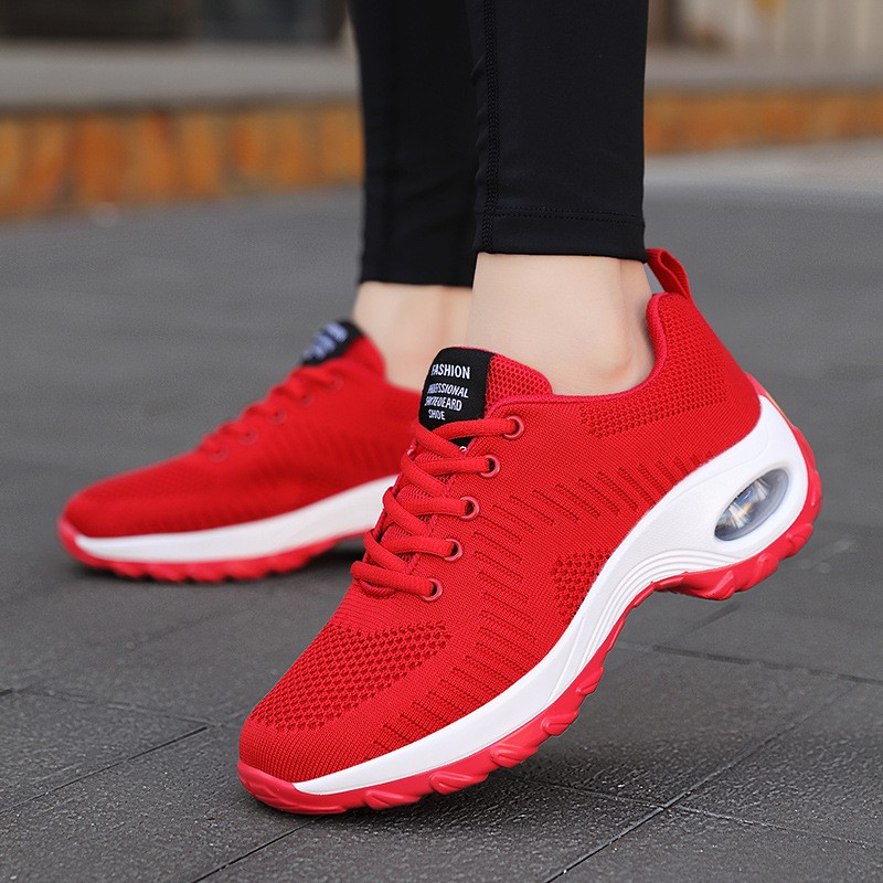 Round Toe Front Lace-up Women’s Low Top Mesh Sneakers, Please use the size chart