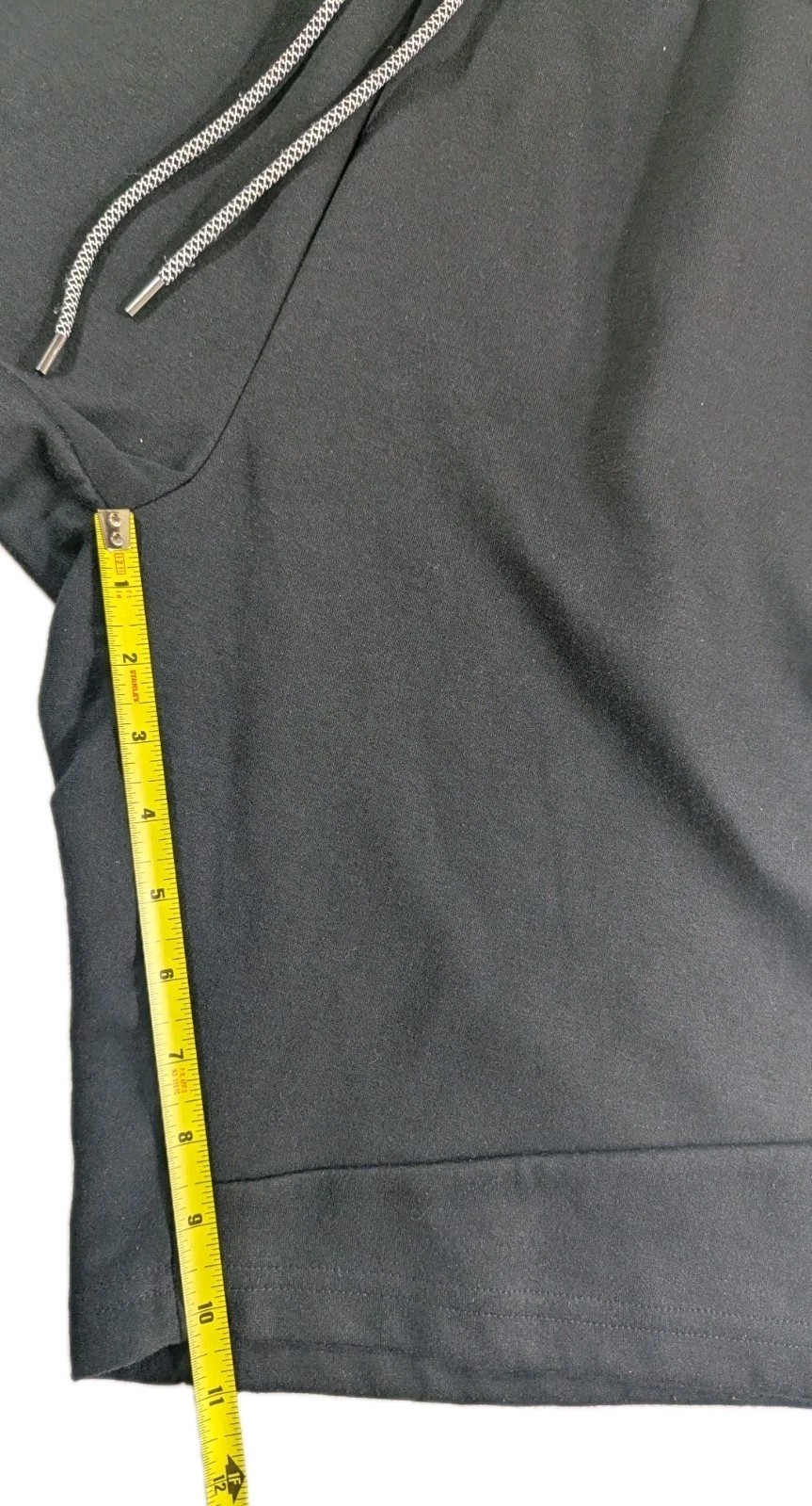 Wicked Stitch RN78227 Men’s Black Sweat Jogger Shorts Size 2XL Inseam 11 Inches