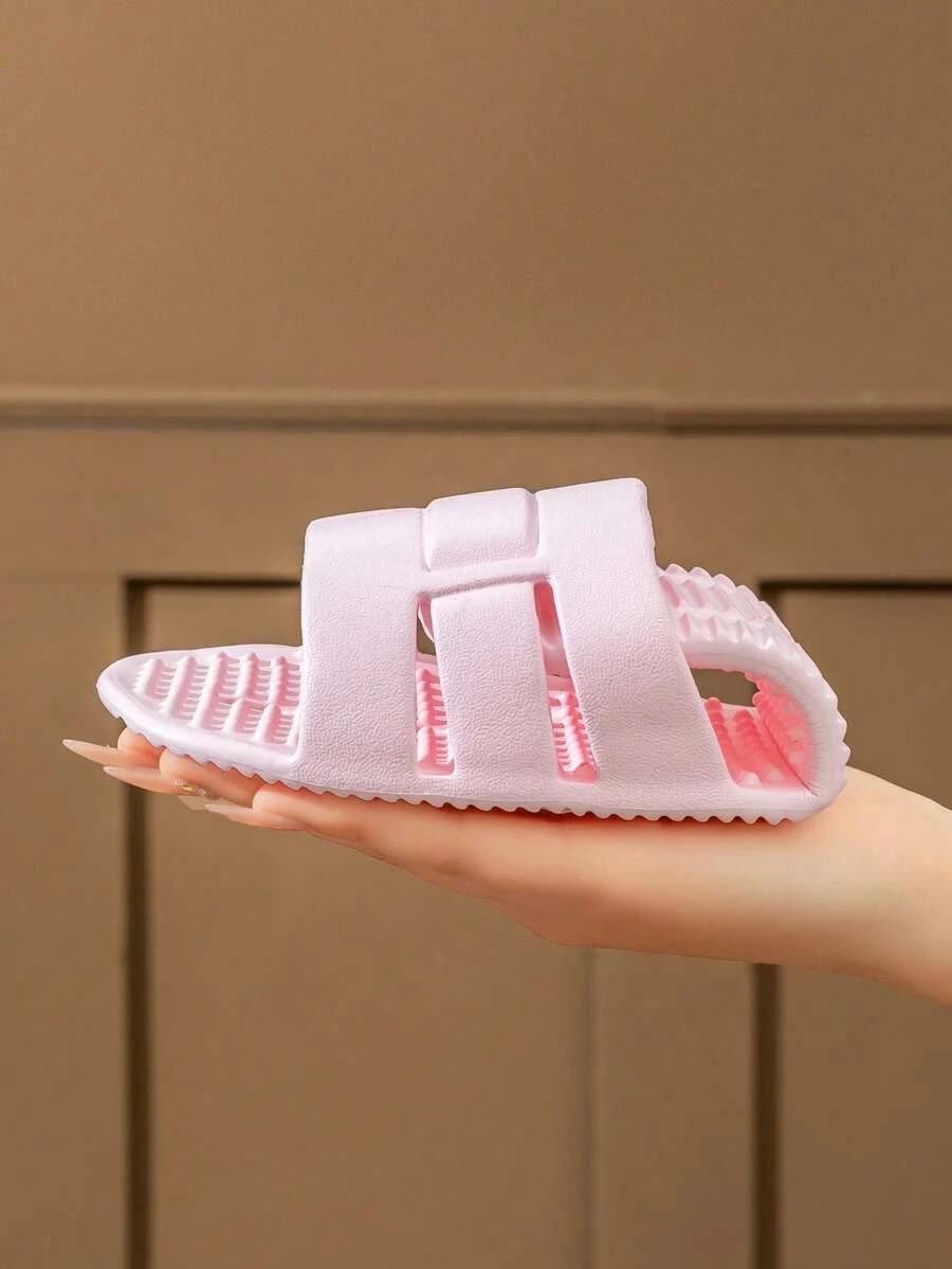 Foldable Travel Slippers Women Quick Dry Non Slip Shower Shoes