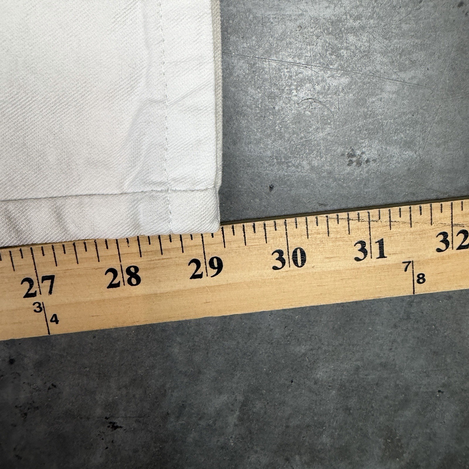 Dickies Carpenter Pants Mens 30×29 White Workwear Flaws Preowned