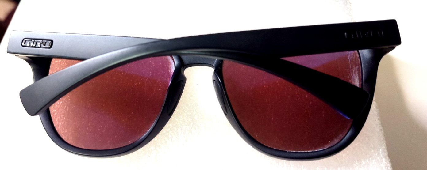 GIRO VIVIO Mens Cycling Sunglasses made in Italy UV400 Black Matted 50-19-140mm