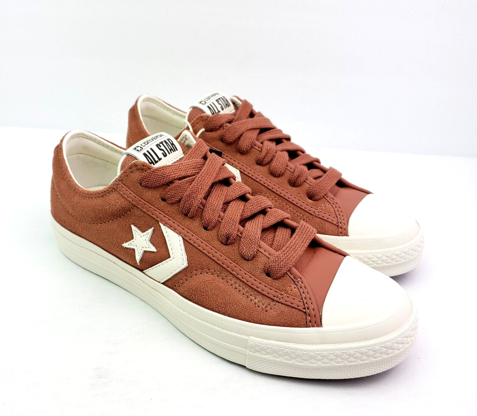 Converse Star Player 76 OX Mens Size 8 Womens Sz 9.5 In A Nutshell Suede Shoes
