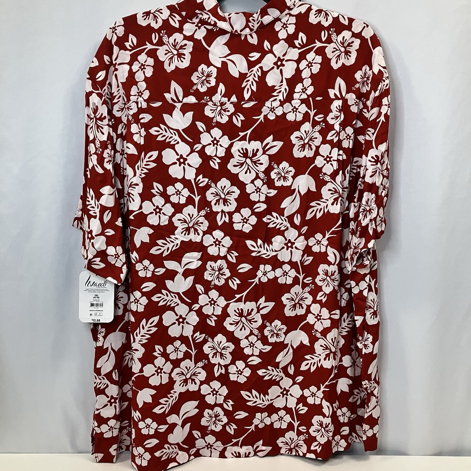 George Men’s 3XL Hawaiian Button Up Short Sleeve Shirt New with tags