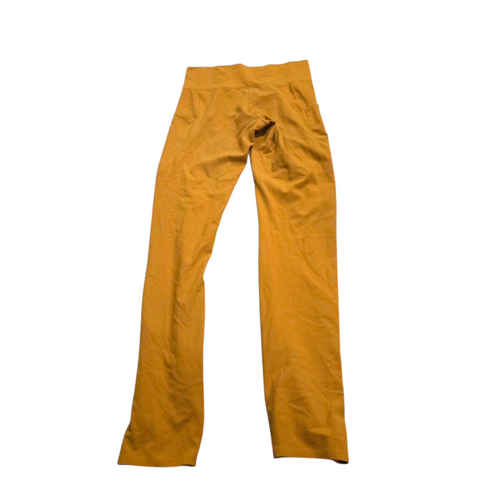 REI Take Your Time Leggings Size Small Mustard Yellow Pockets Comfort Hiking