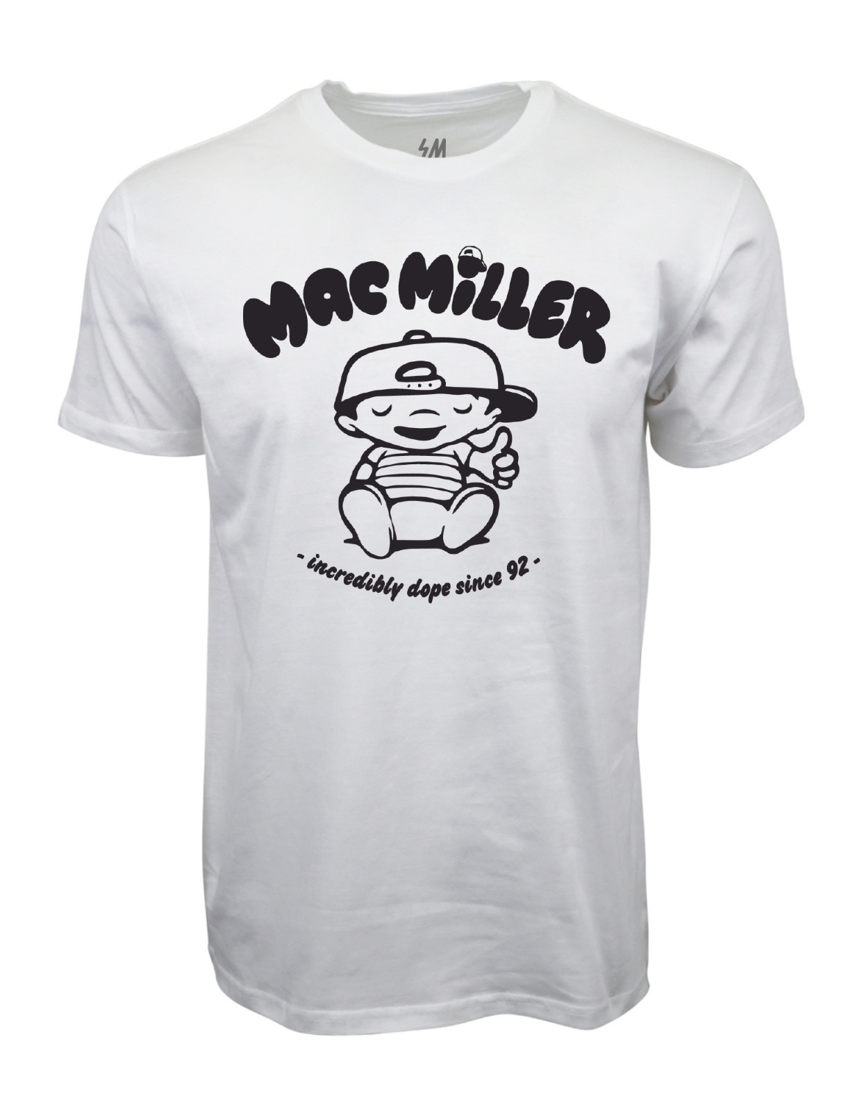 Mac Miller Incredibly Dope Since 92 Graphic T shirt White
