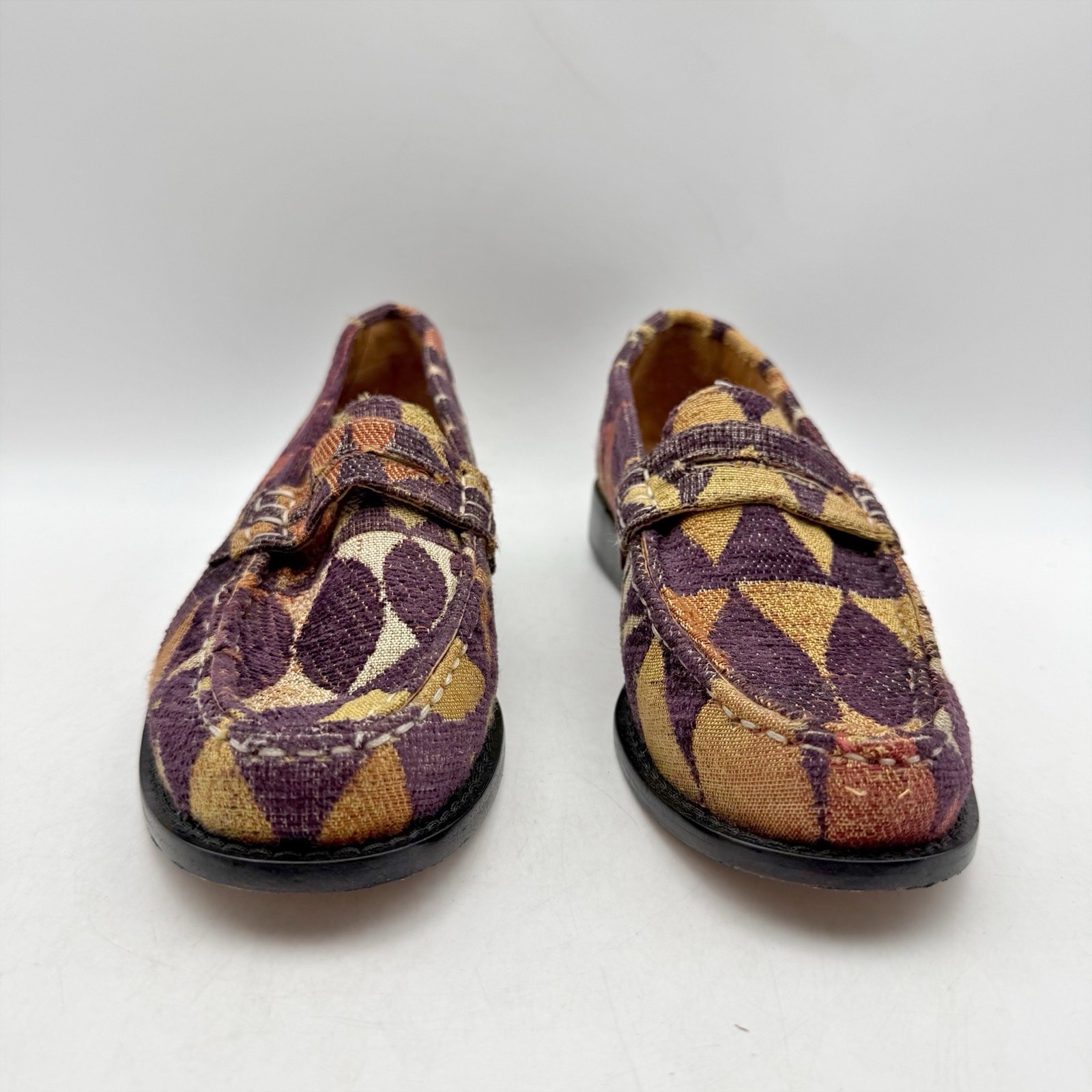 RE/DONE Womens 90s Pop-Print Loafers EU 35 US 5 Multi-color EUC