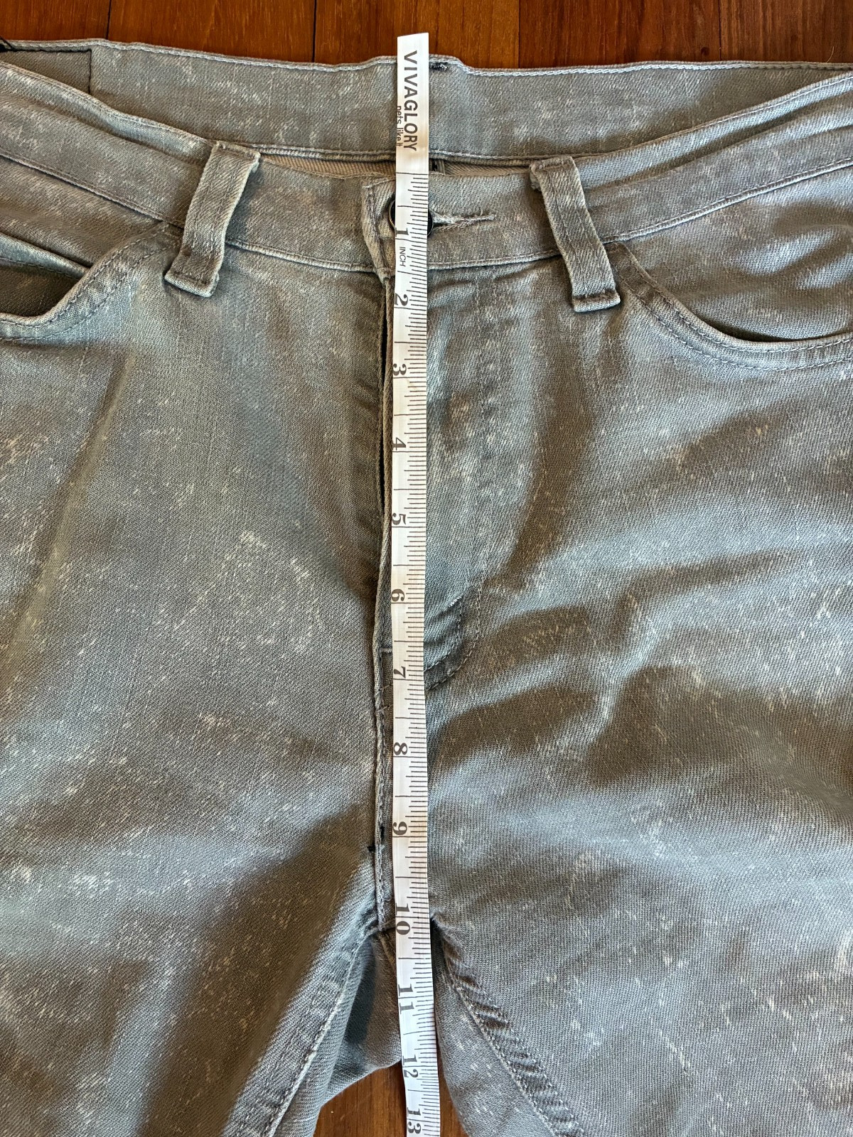 Levis Jeans Mens 32 X 30 Gray 541 Bleach Distressed Acid Wash Straight Athletic