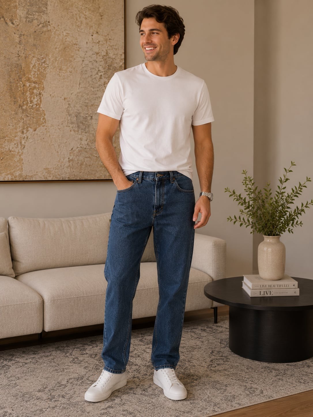 Levi’s 505 Regular Fit Straight Leg Jeans W34 L32