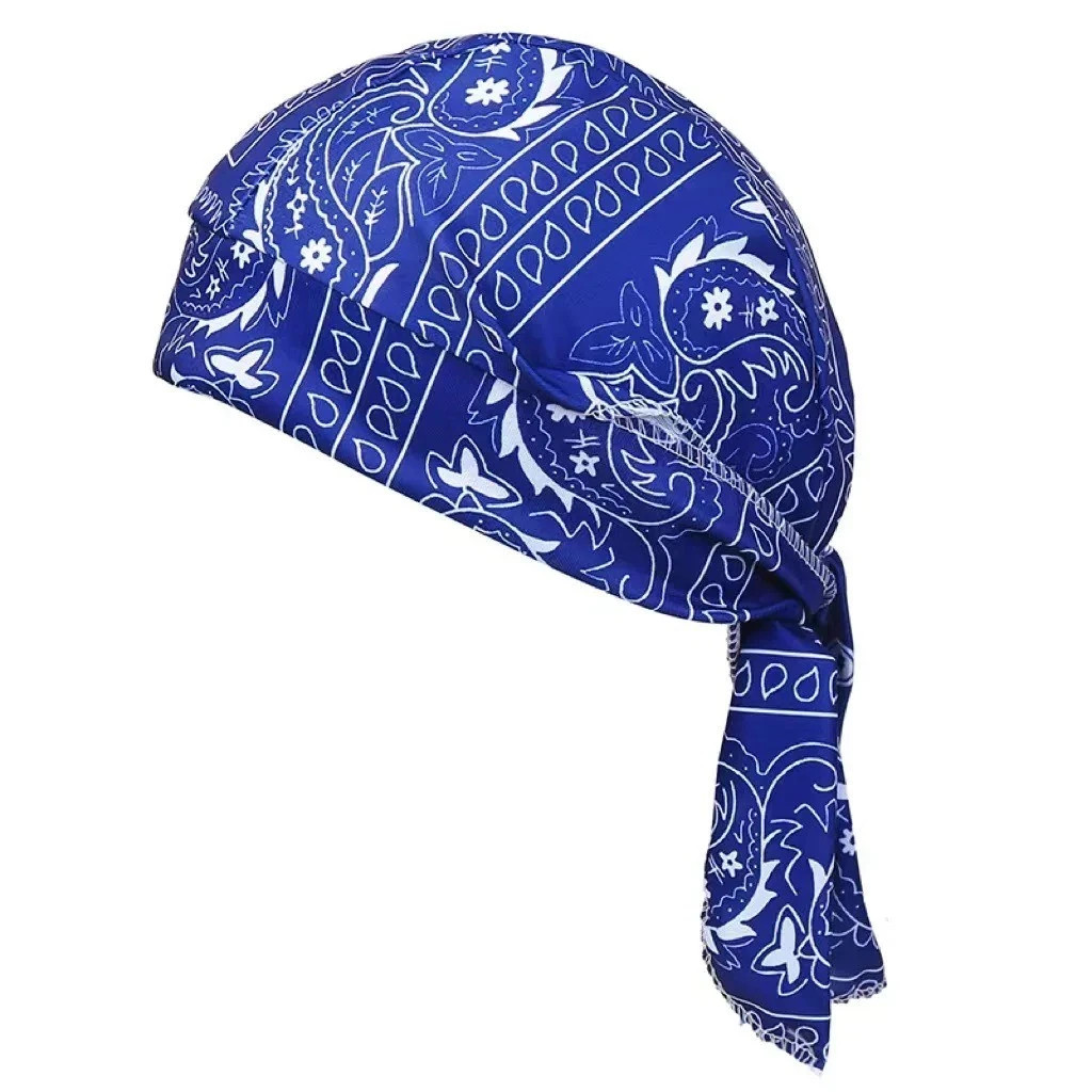 Elastic Motorcycle Wrap Biker Du Bandana Paisley Doo Rag Head Skull Cap