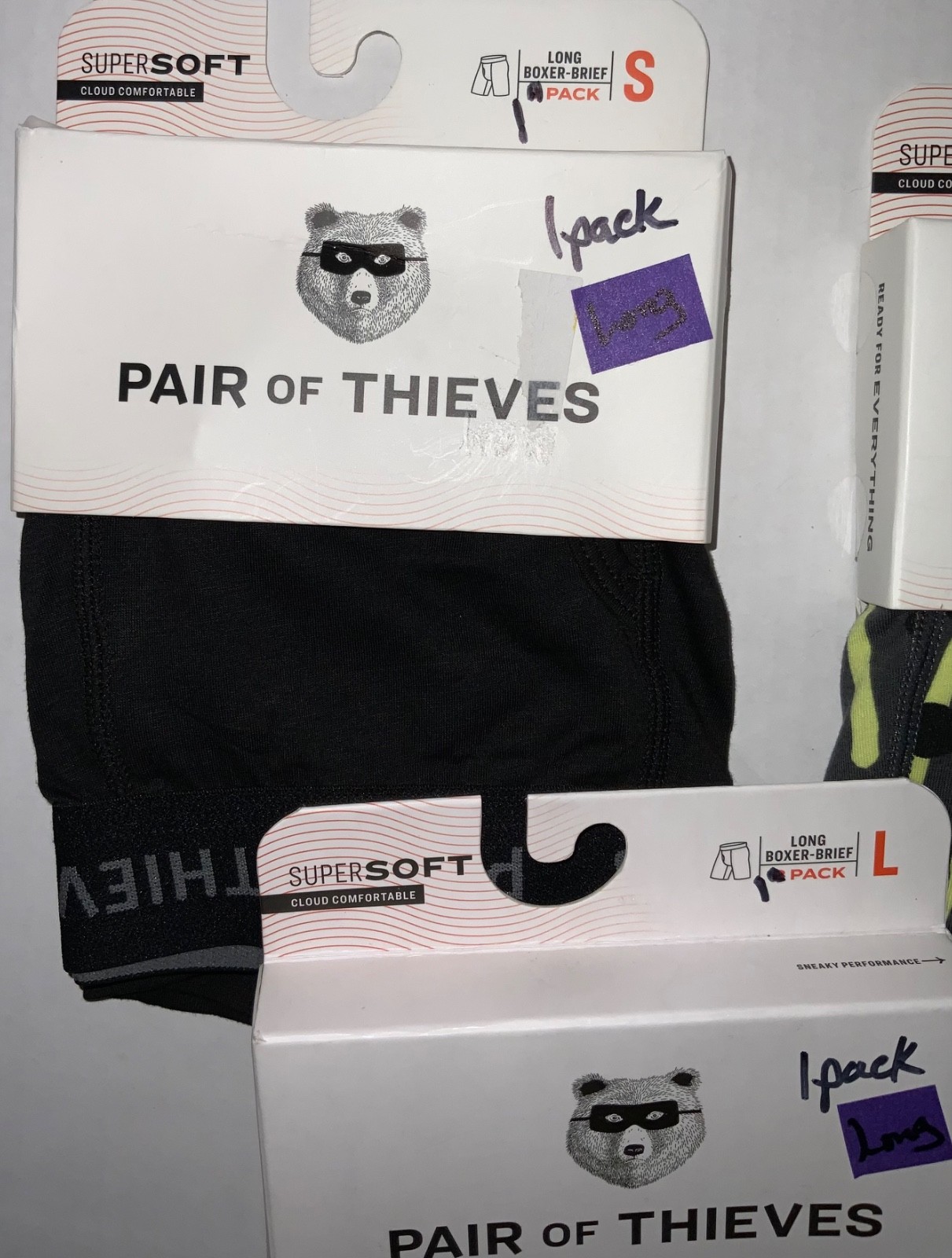 Pair Of Thieves SUPER SOFT LONG LEG Boxer Briefs the most fitting undies S M L