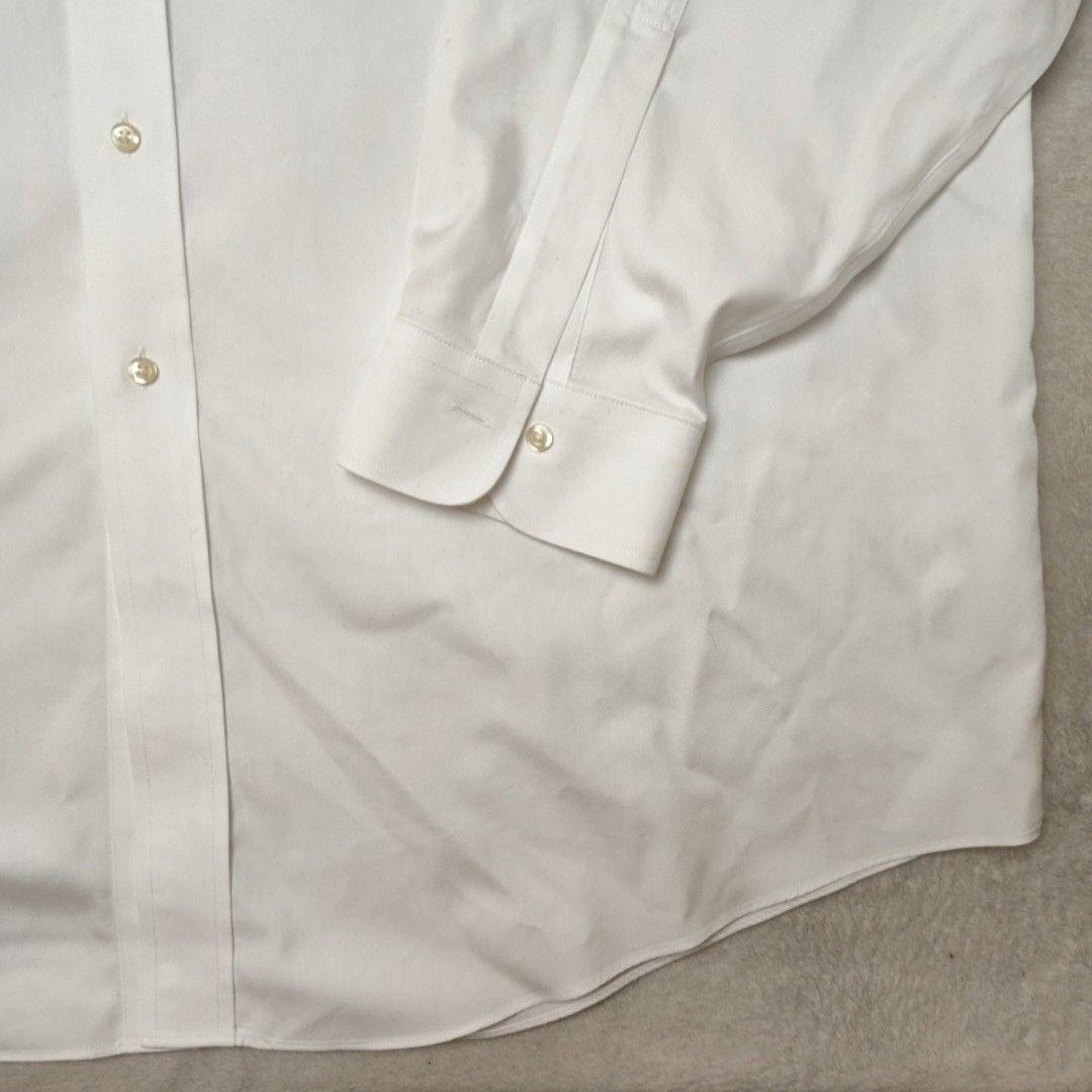 Brooks Brothers Shirt Mens 18 35 White Madison Non-Iron Supima Cotton Button