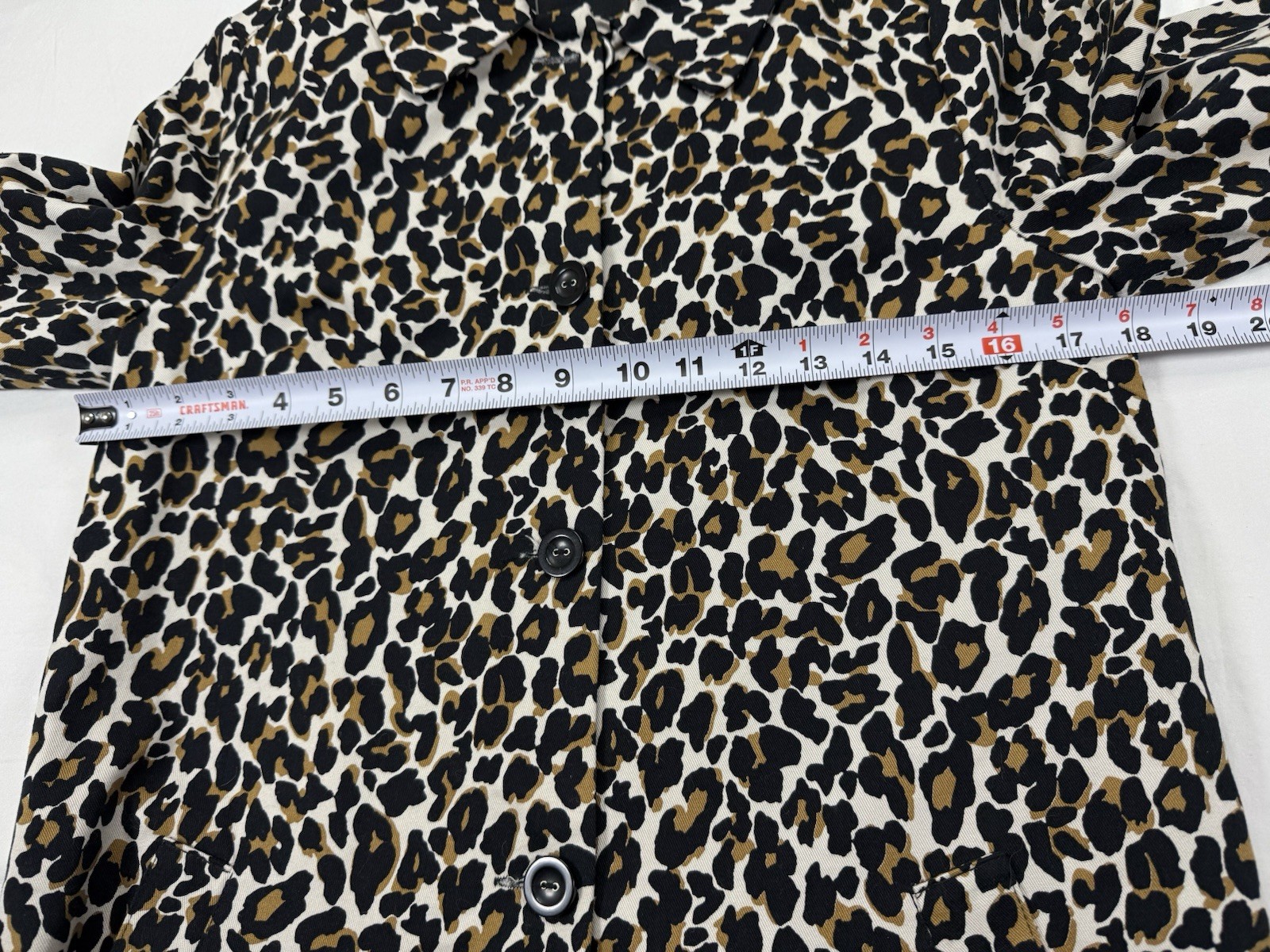 Animal Print Coat XXI Forever 21 Label Small Leopard Print A Line Fashion EUC