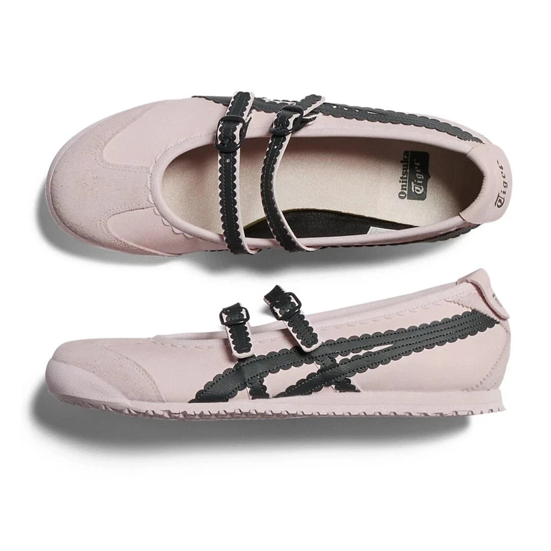 Womens Patou x Onitsuka Tiger Mexico 66 Tgrs Mary Jane Ballet Flats Muti-Color