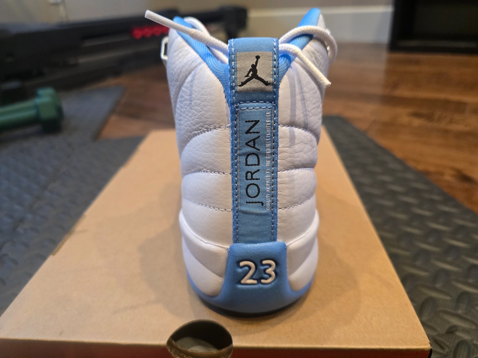 Make an OFFER! Nike Jordan 12 Retro Melo 2025 Size 6Y University Blue/White