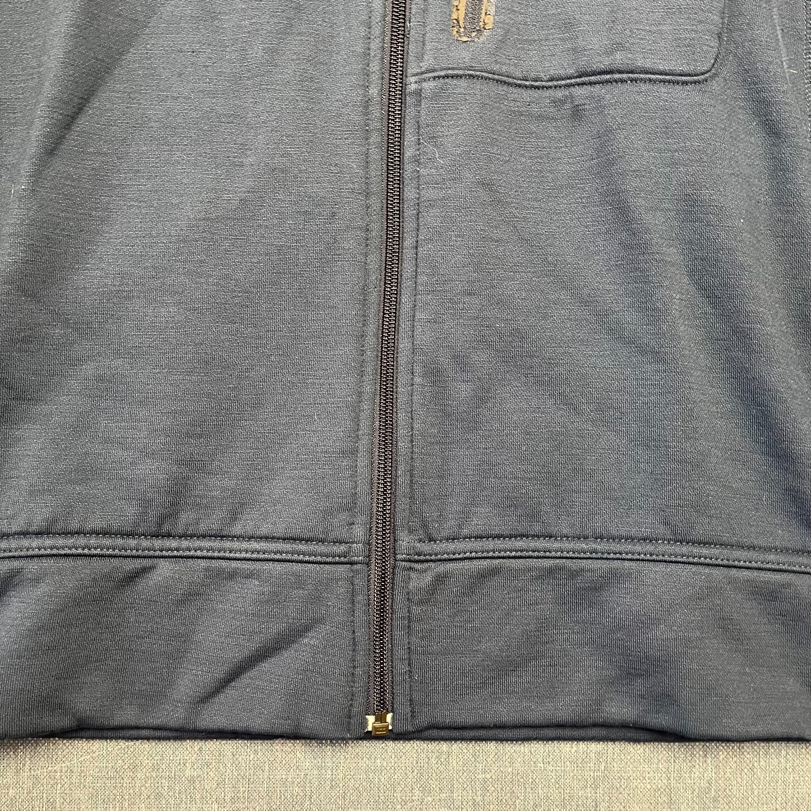Mountain Hardwear Men’s Jacket Size L Blue Full Zip Long Sleeve Mock Neck Warm