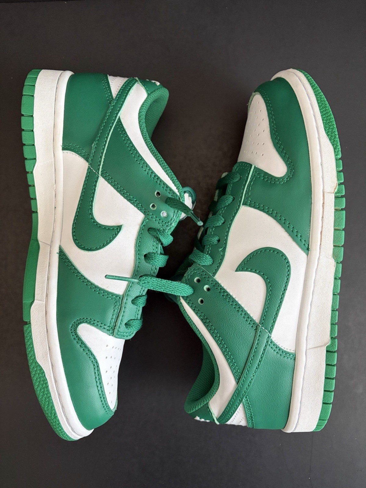 Nike Dunk Low GS White Malachite Green FB9109-114 Youth Size 6.5Y Shoes