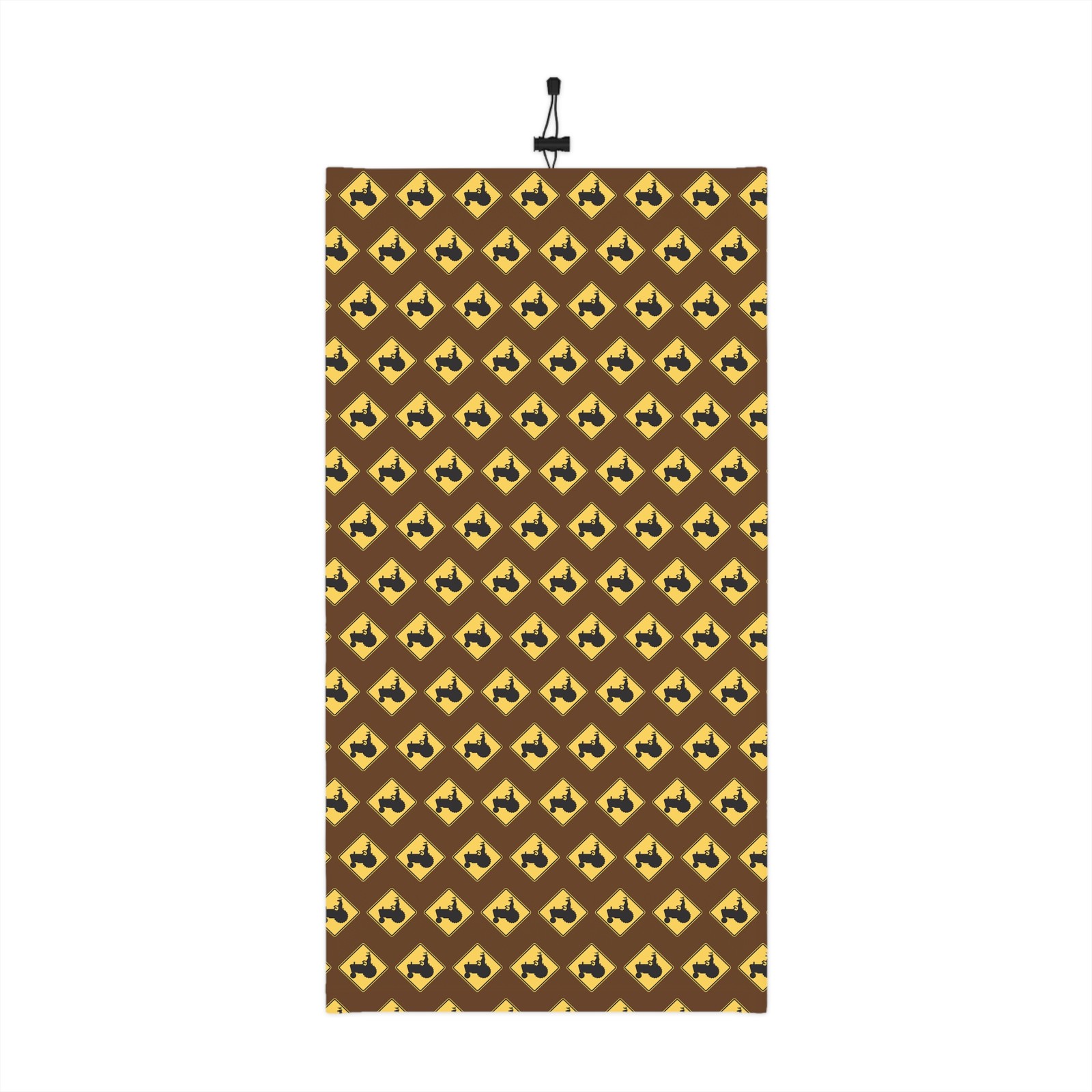 Neck Gaiter: Winter Hunting Gaiter with Deer on Tractor Design