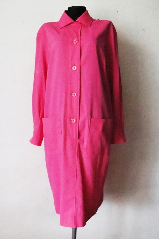 Women Akris Dress Pink 42 / XL / 50