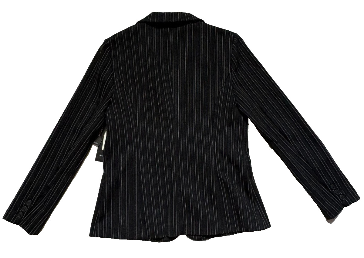 Liverpool Los Angeles Pinstripe Blazer Jacket Womens Small NWT Stretch Corporate