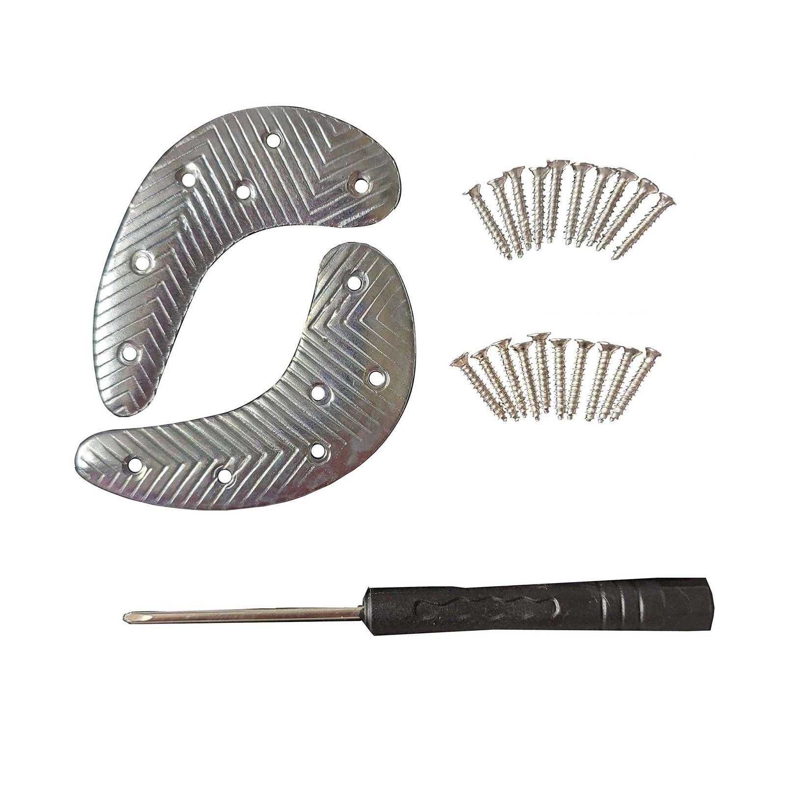 Sole Repair Kit for Men’s Shoe and Boot. Metal Heel Plates and Nails. M30