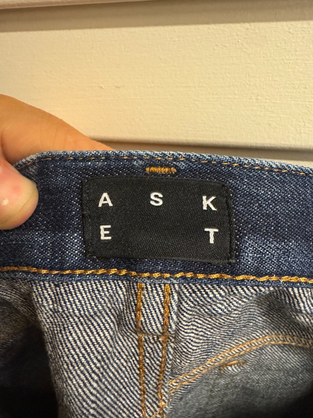 Asket denim jeans regular 32/23 (washed)