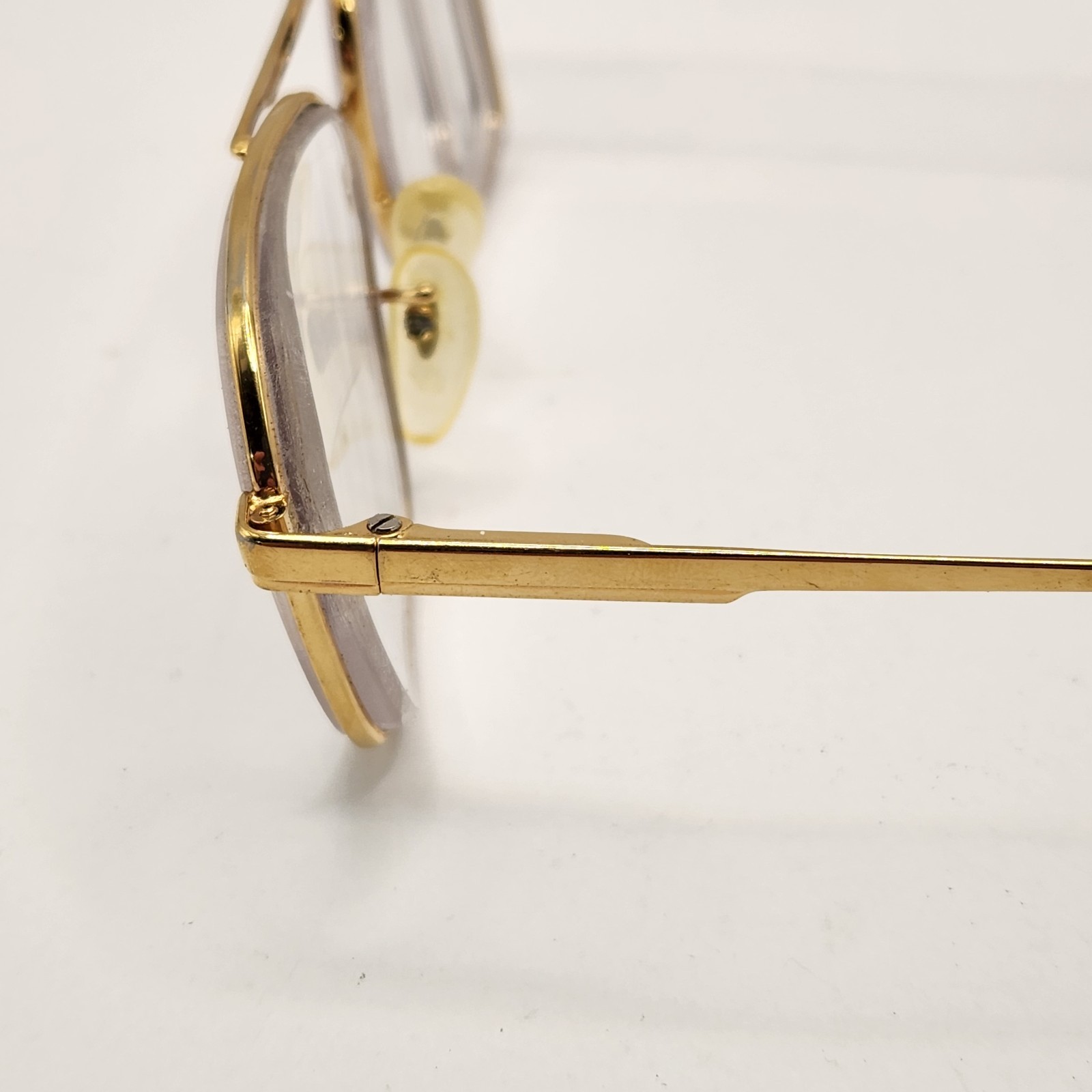 Titmus Z87 Eyeglasses Vintage Safety Glasses Frames Only USA 54 16 TP200 Gld