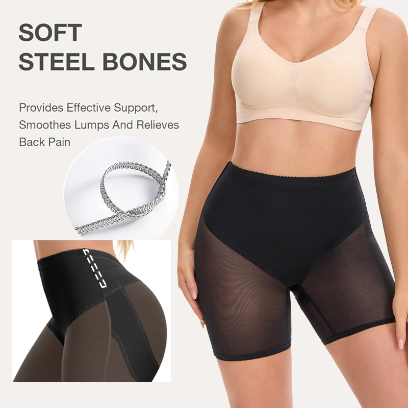 Womens Butt Lifter Low Back Shorts Tummy Control Body Shaper Panties Underwear