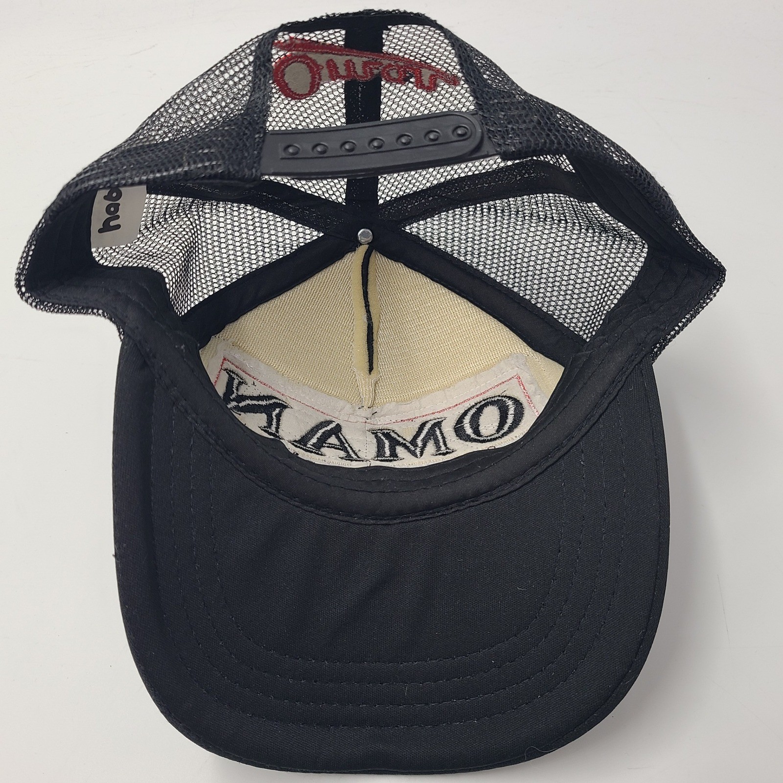 Habibi Hat Snapback Trucker Mesh Black Orange Oman Patch Travel Souvenir Men