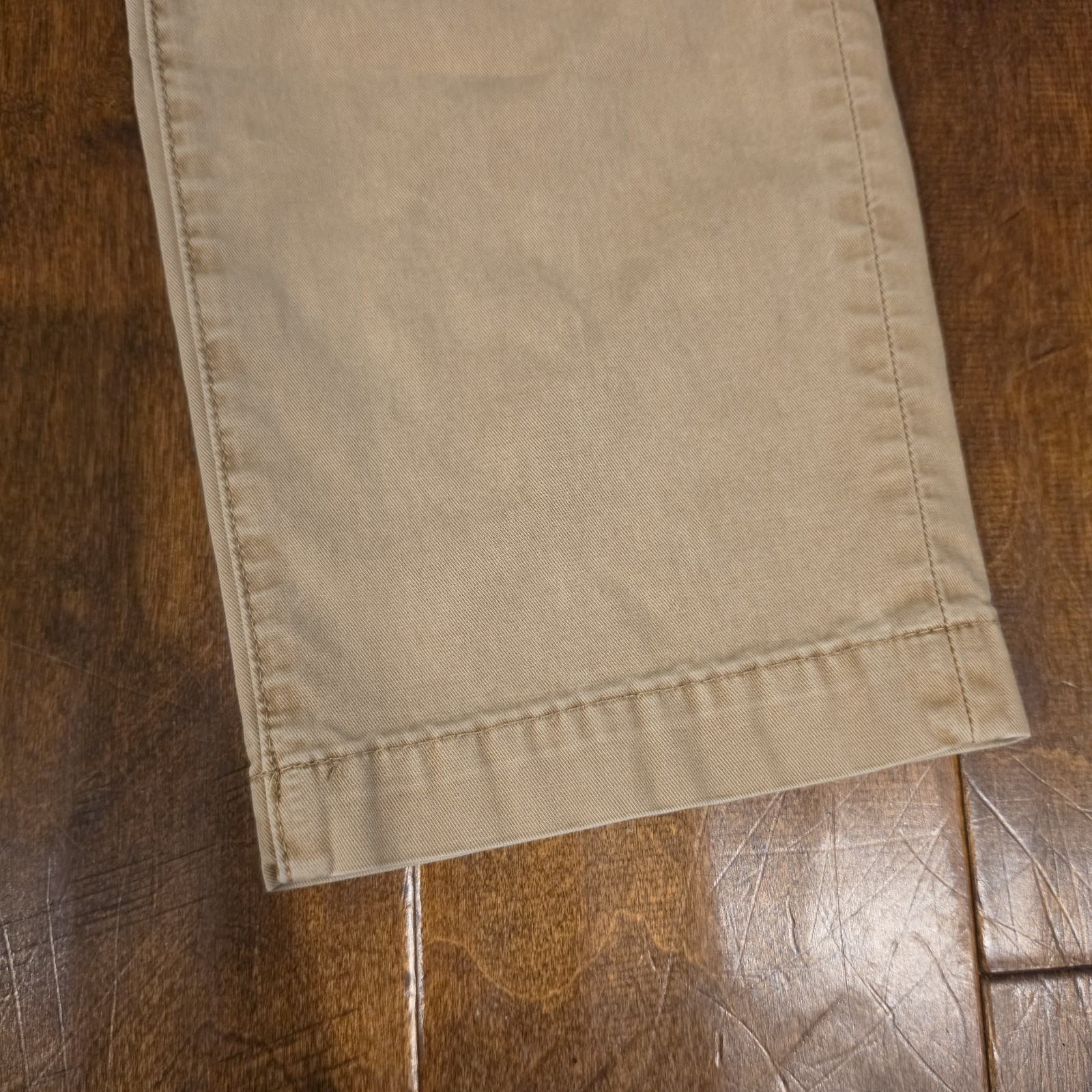 American Eagle Next Level Flex Beige Twill Chino Pants Men’s 32 Waist Slim Fit