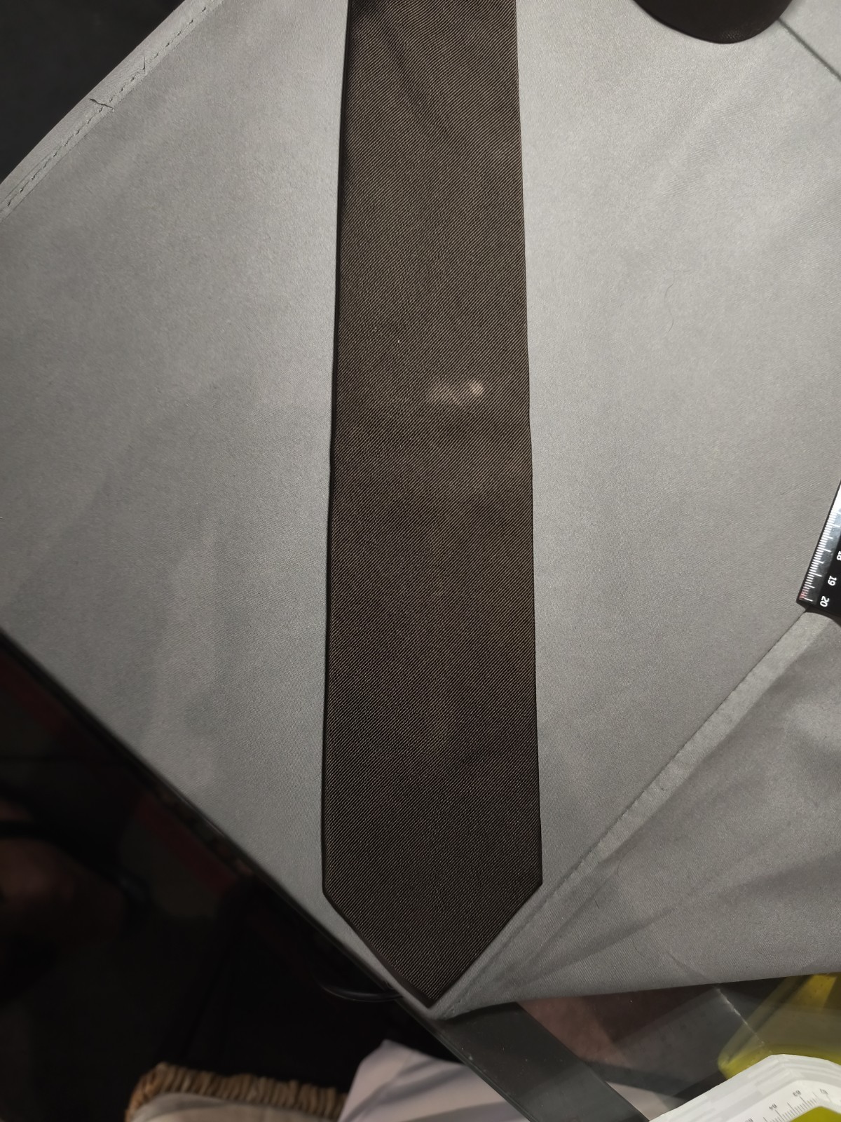 Corneliani Trend – Brown Solid Color Silk Tie Made in Italy