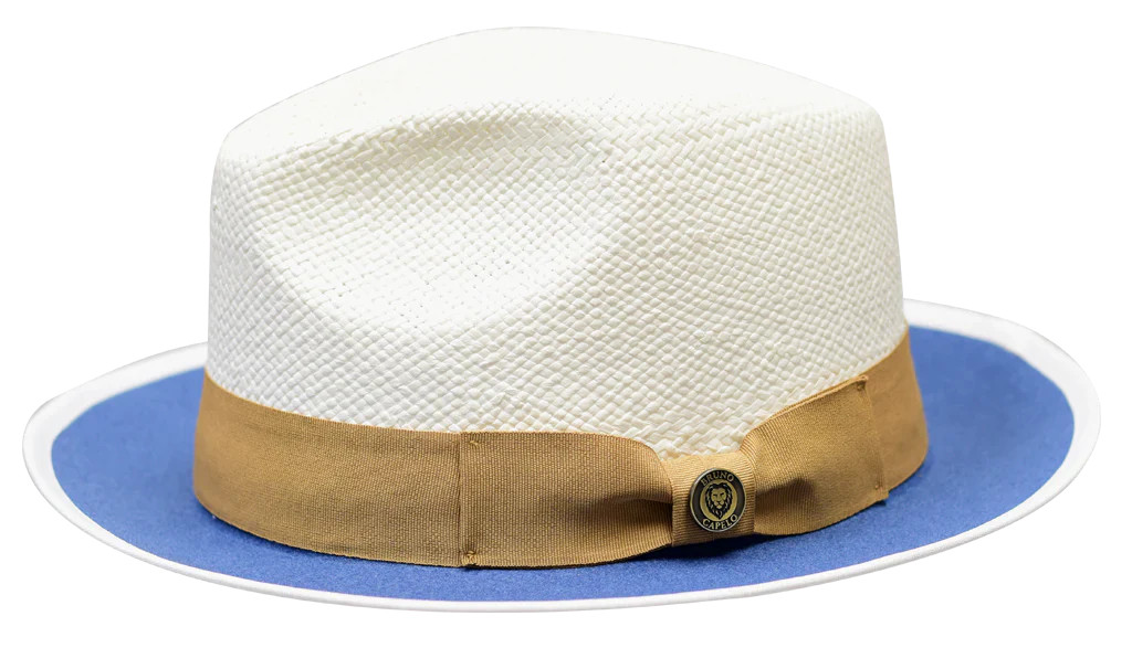 Sebastian Snap Brim Straw Hat by Bruno Capelo
