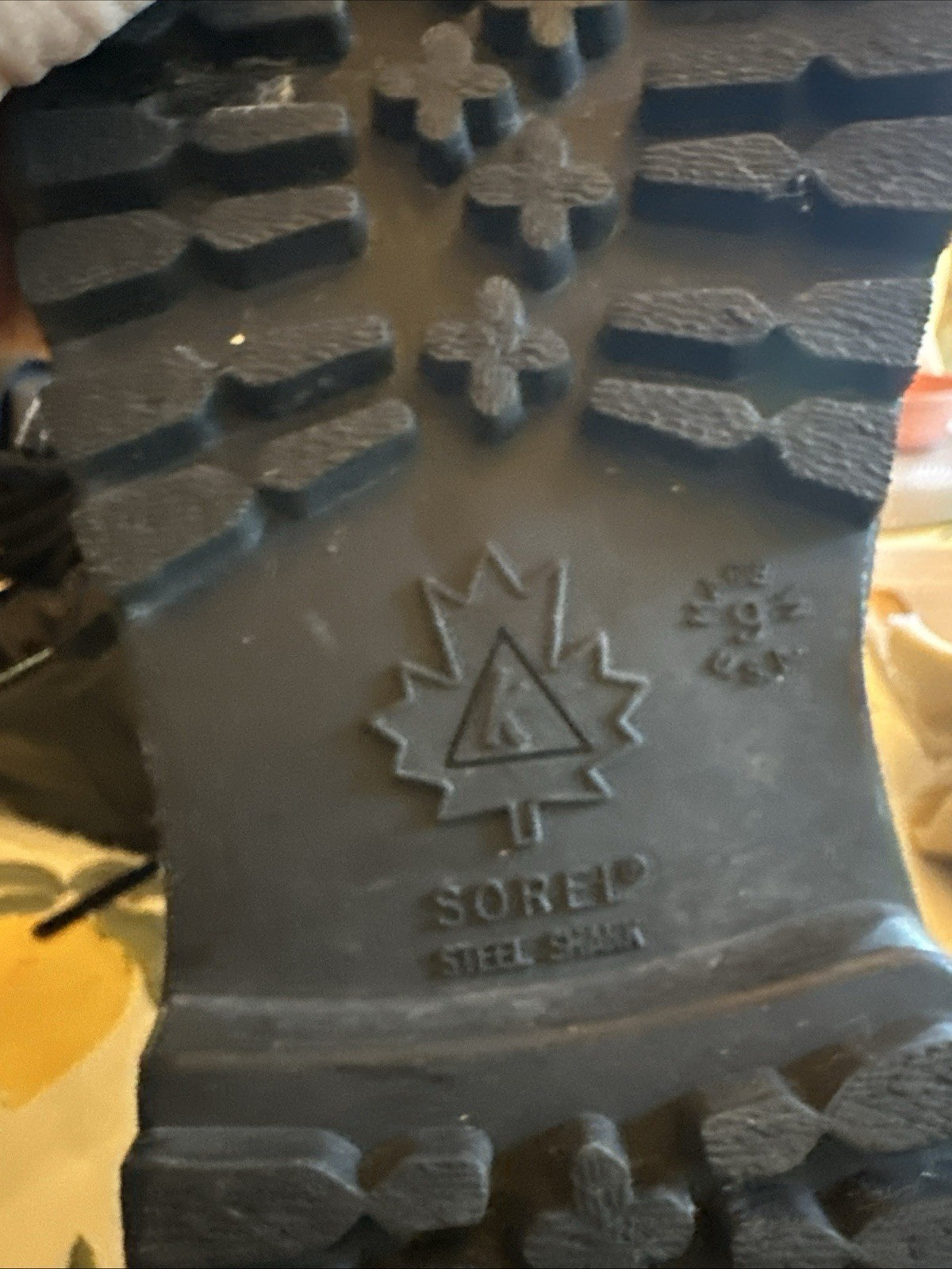 Vintage Sorel Snowbear Winter Boots Black Nylon Rubber Men’s Size ? Canada