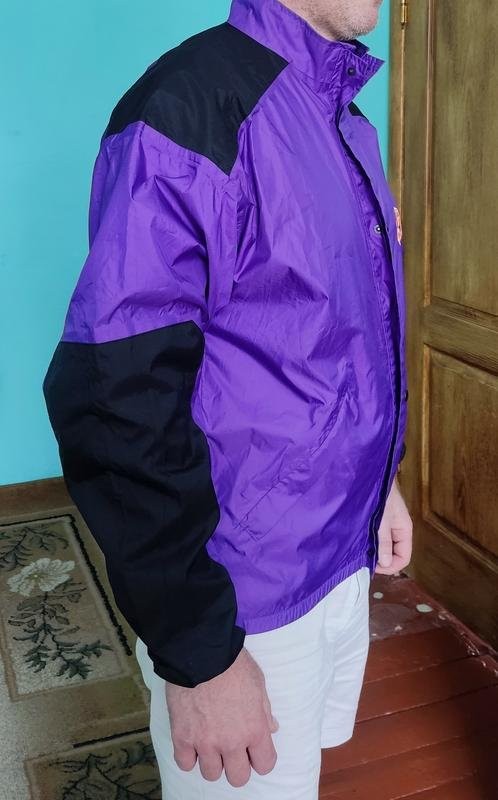 Men Castelli Jacket Purple Polyester 40 /L / 48